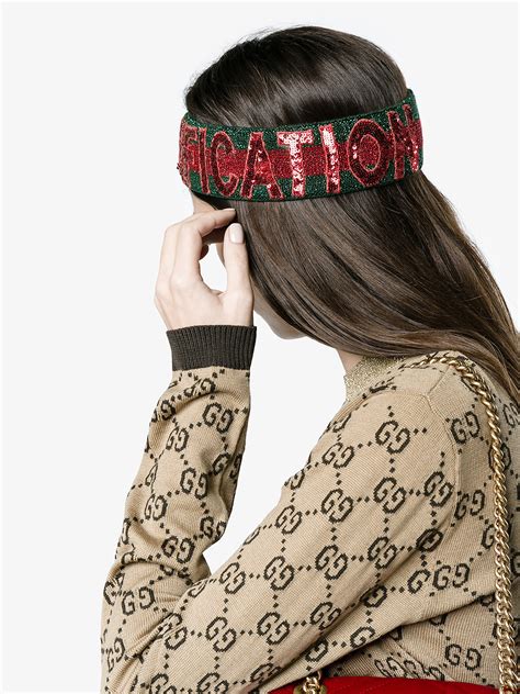 gucci baby headwrap|gucci headband with rhinestones.